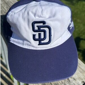 San Diego Padres Sycuan Casino Snapback Hat Navy White Stars Stripes Brim Mens